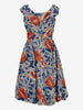Vintage Floral Midi Dress MR270326.7  Vintage 
