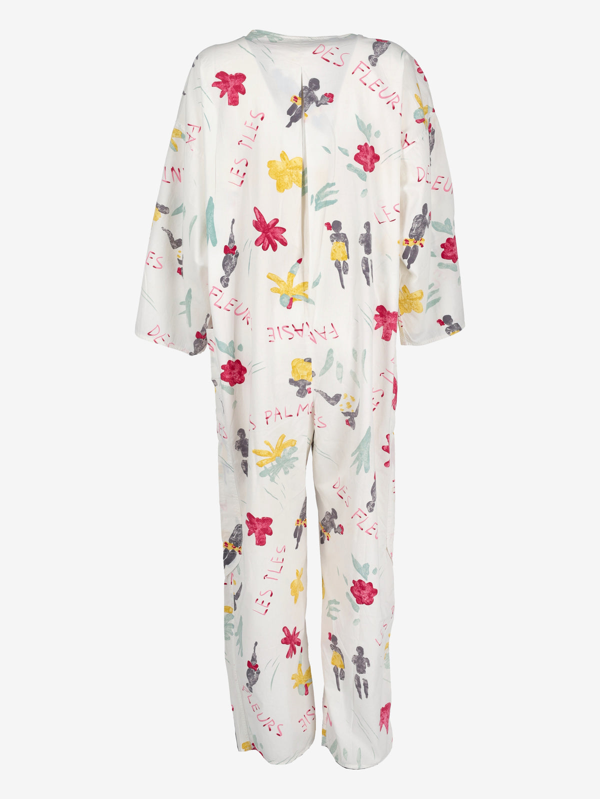 Vintage Caribbean Print Oversized Jumpsuit W150626.24  Vintage 