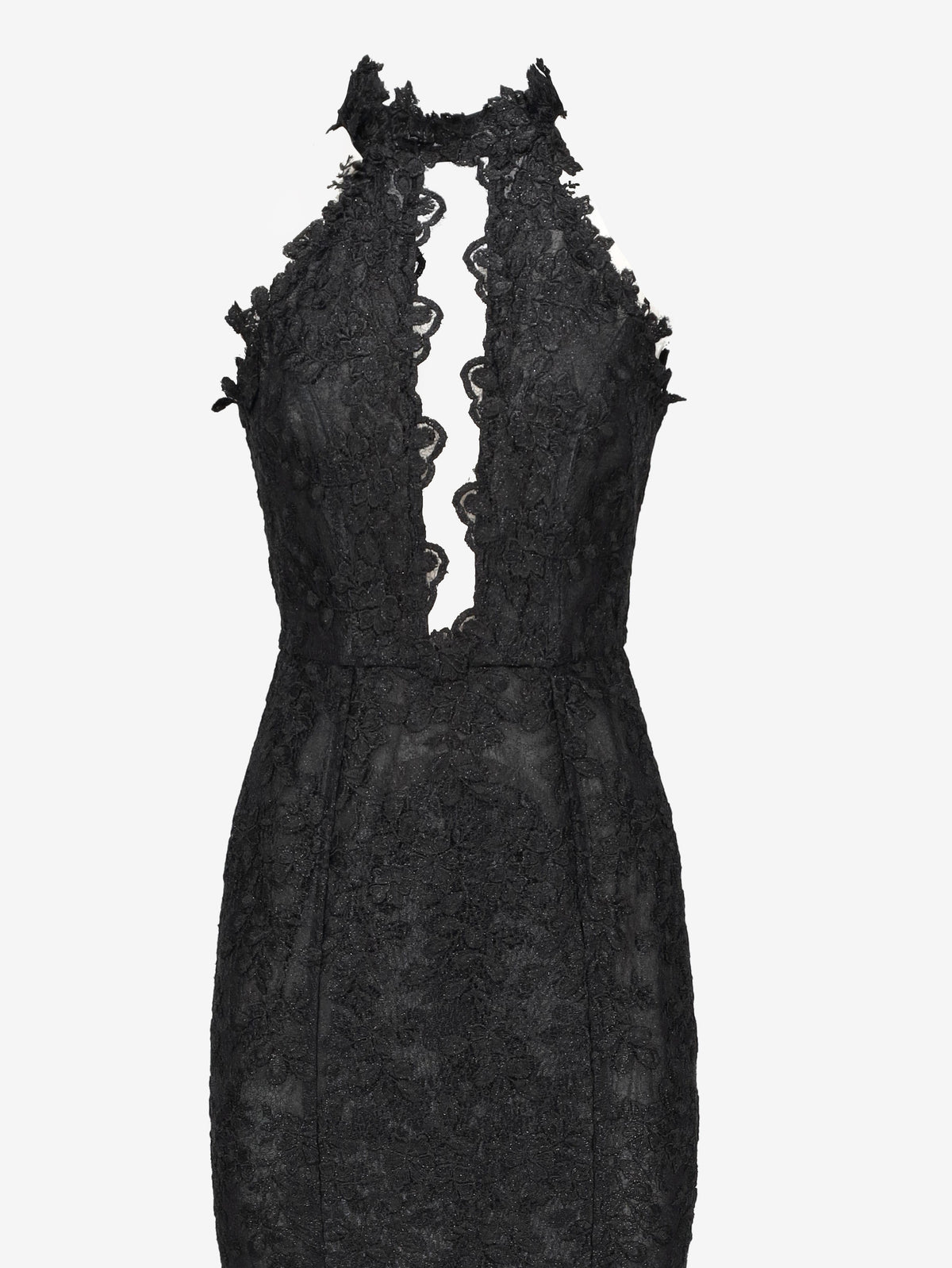 Vintage Floral-Textured Mermaid Evening Gown W1926.13  Vintage 