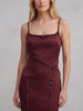 Vintage Burgundy Embellished Evening Dress W1926.15  Vintage 