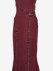 Vintage Burgundy Embellished Evening Dress W1926.15  Vintage 