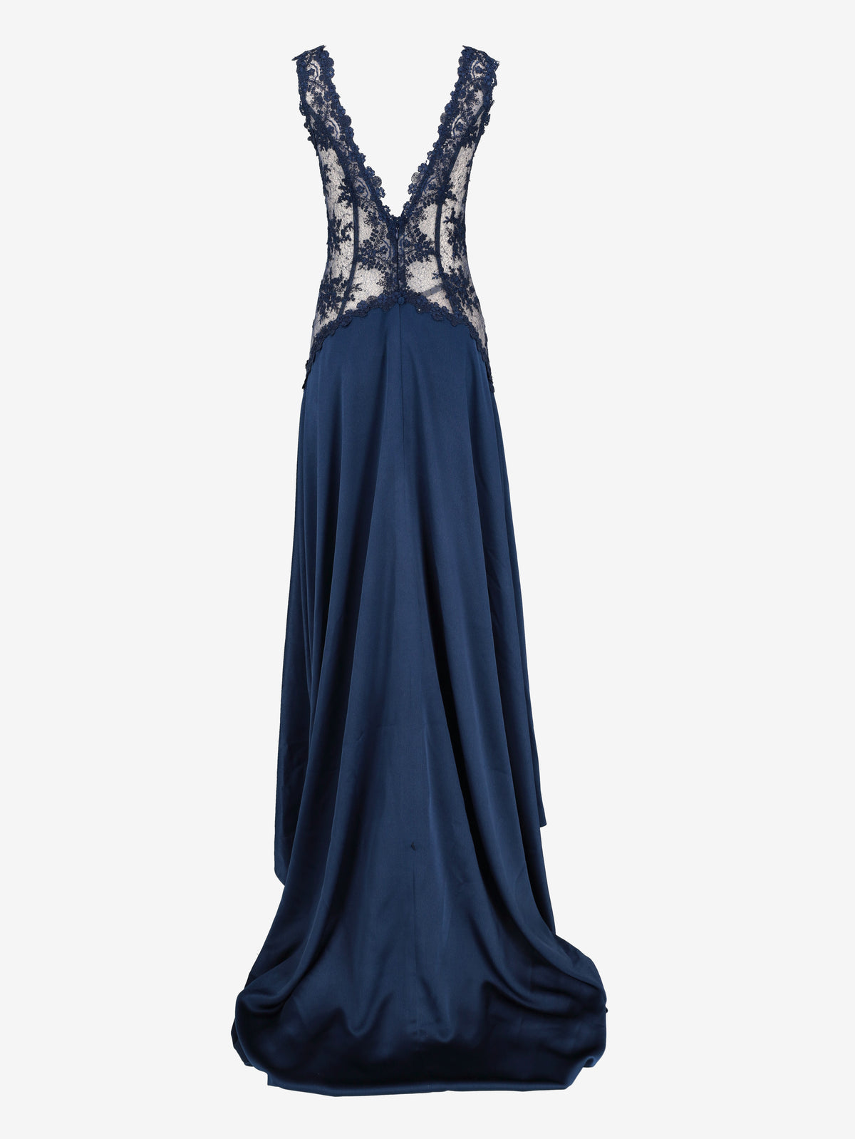 Vintage Floral Lace High-Low Evening Gown W1926.16  Vintage 