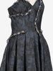Vintage Midnight Blue One-Shoulder Evening Gown W1926.17  Vintage 