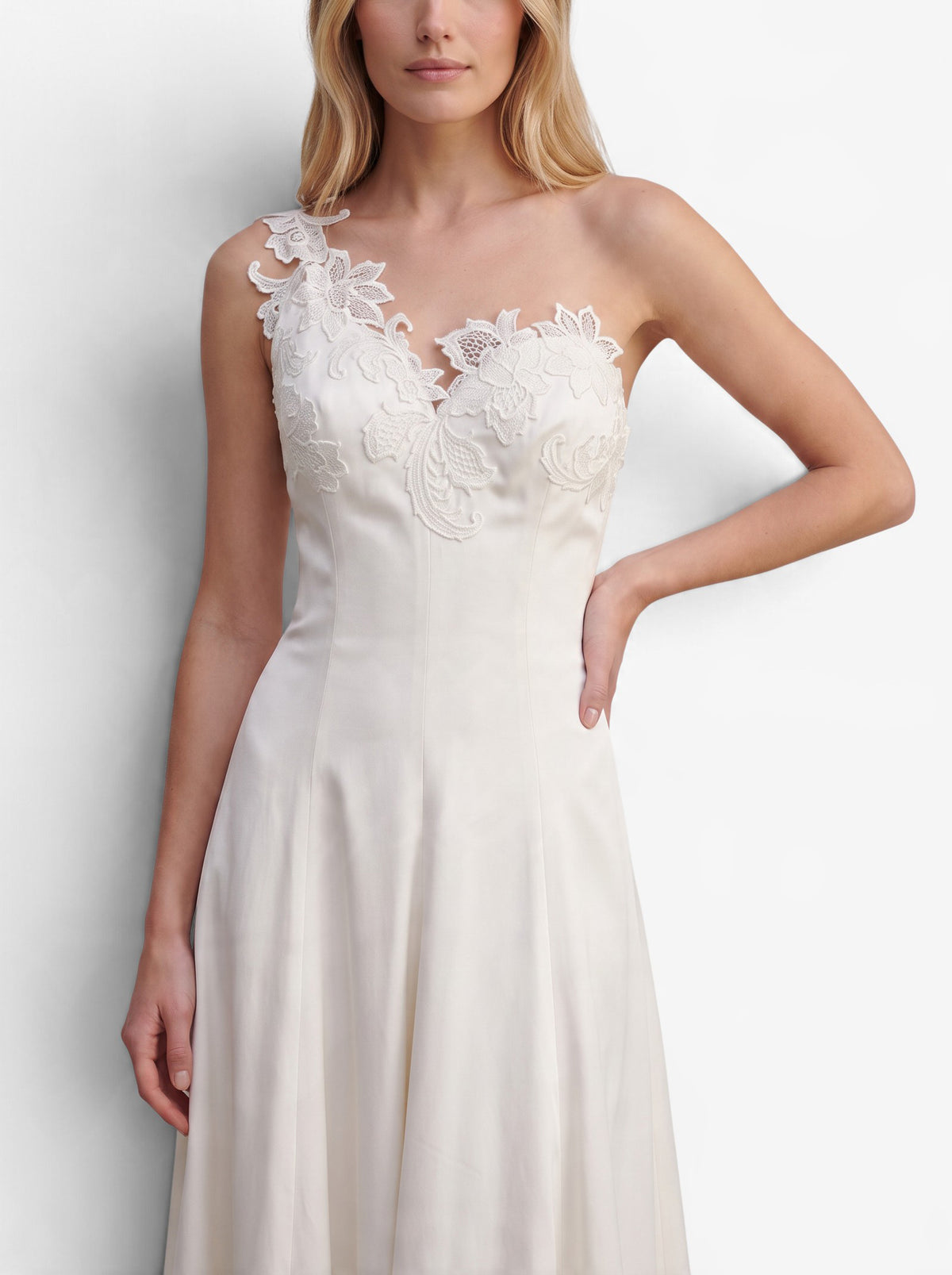 Vintage Bridal Jumpsuit with Wide-Leg Trousers W1926.18  Vintage 