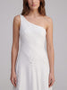 Vintage White Cady Crepe Wedding Dress W1926.19  Vintage 
