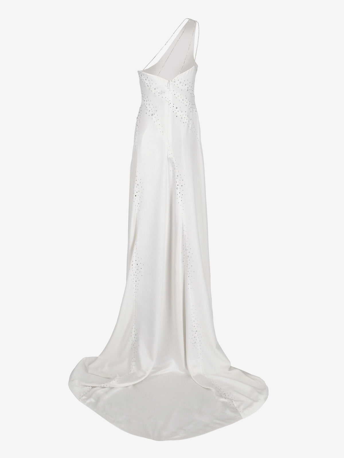 Vintage White Cady Crepe Wedding Dress W1926.19  Vintage 