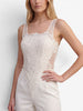 Vintage Bridal Jumpsuit with Floral Embroidered Lace W1926.33  Vintage 