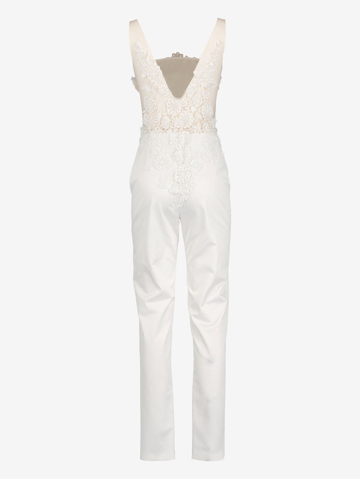 Vintage Bridal Jumpsuit with Floral Embroidered Lace W1926.33  Vintage 