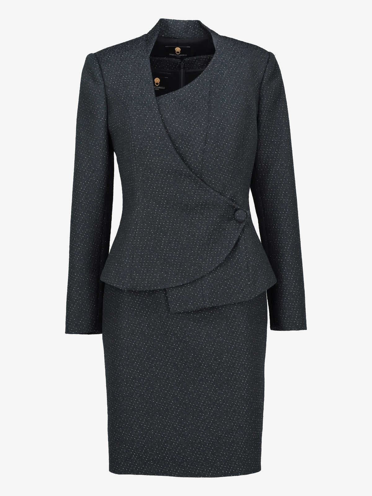 Vintage Asymmetric Ceremony Dress & Jacket Set W1926.40  Vintage 