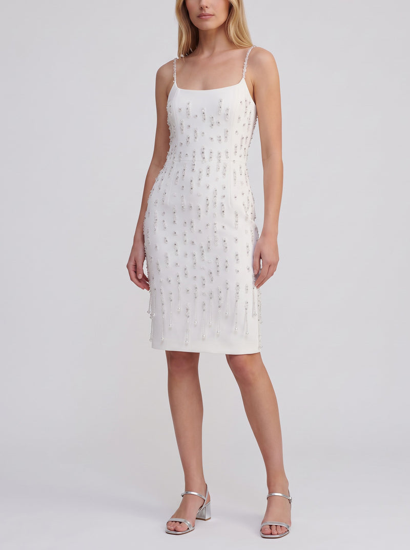 Vintage Embellished Bridal Party Mini Dress W1926.41  Vintage 