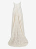 Vintage Floral Lace Wedding Dress with Train W1926.47  Vintage 