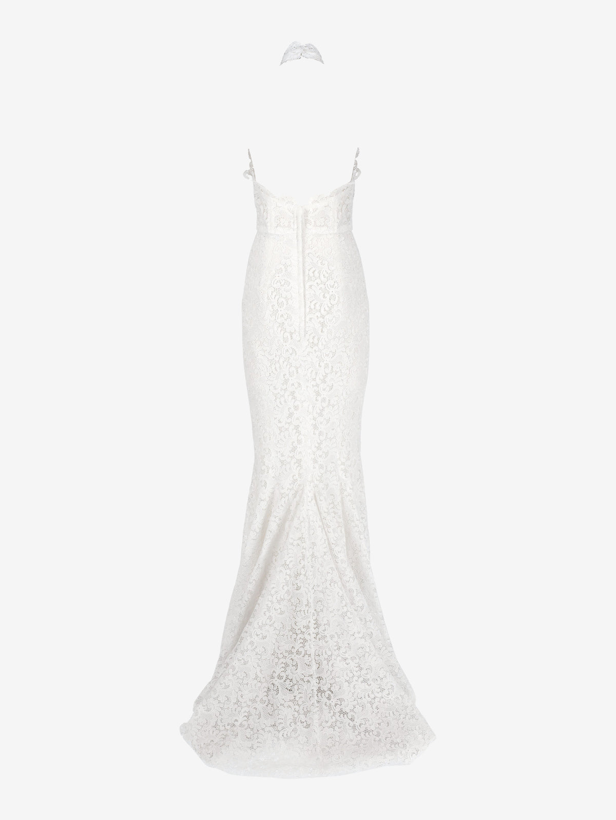 Vintage Floral Lace Mermaid Wedding Dress W1926.7  Vintage 