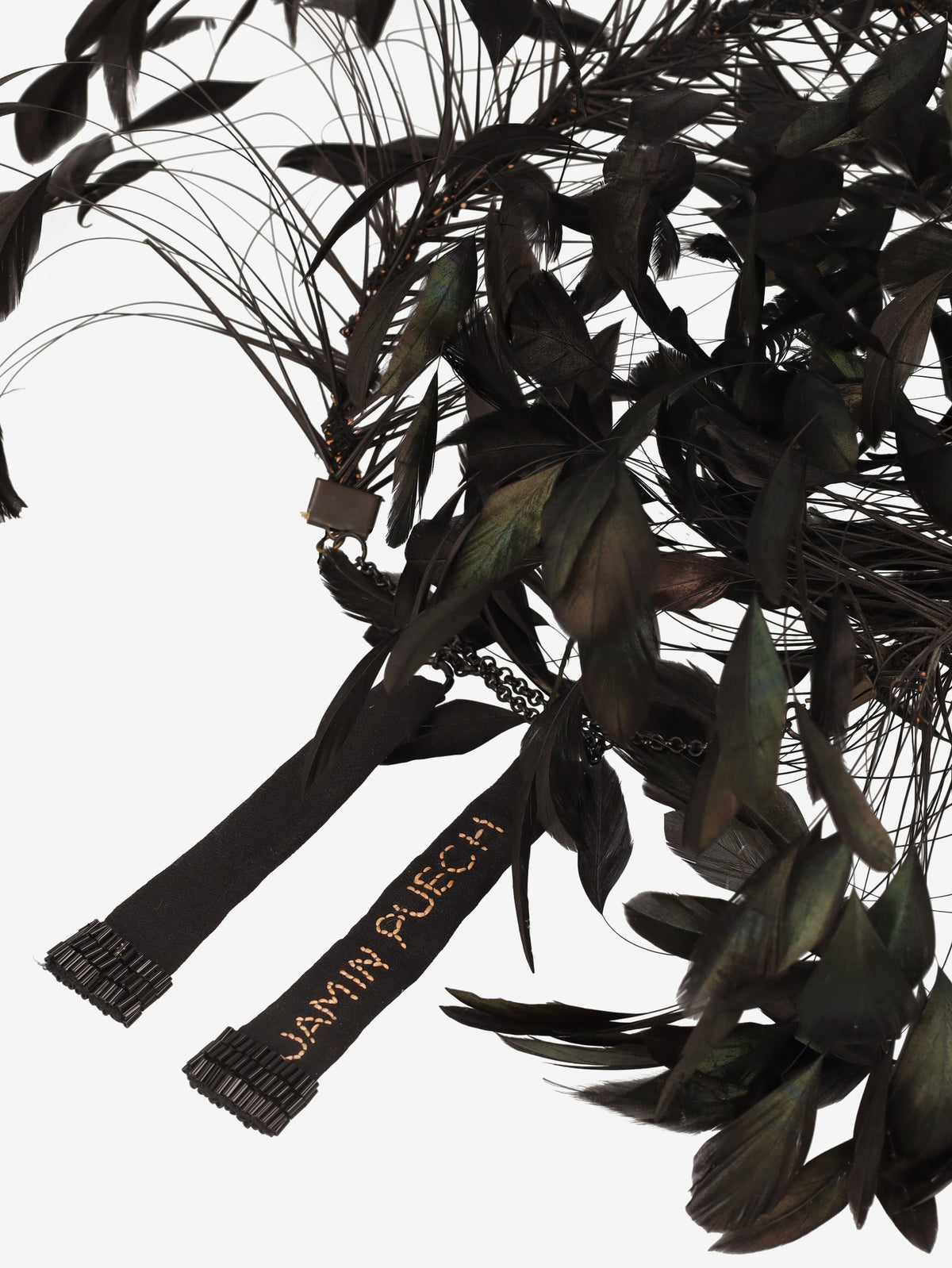 Vintage Feather Statement Necklace W27526.138  Vintage 