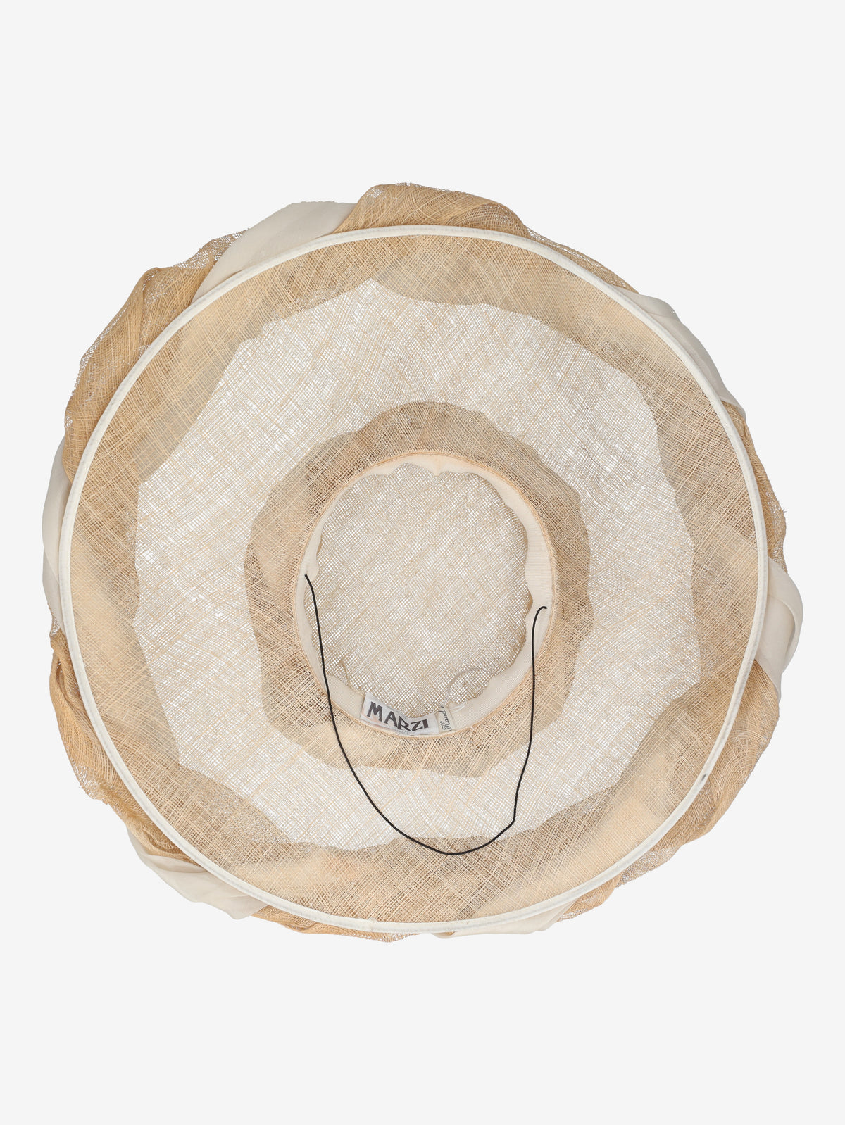 Handmade Natural Straw Oversized Sun Hat W27526.147  Vintage 