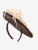 Vintage Two-Tone Saucer Fascinator Headband W27526.163  Vintage 