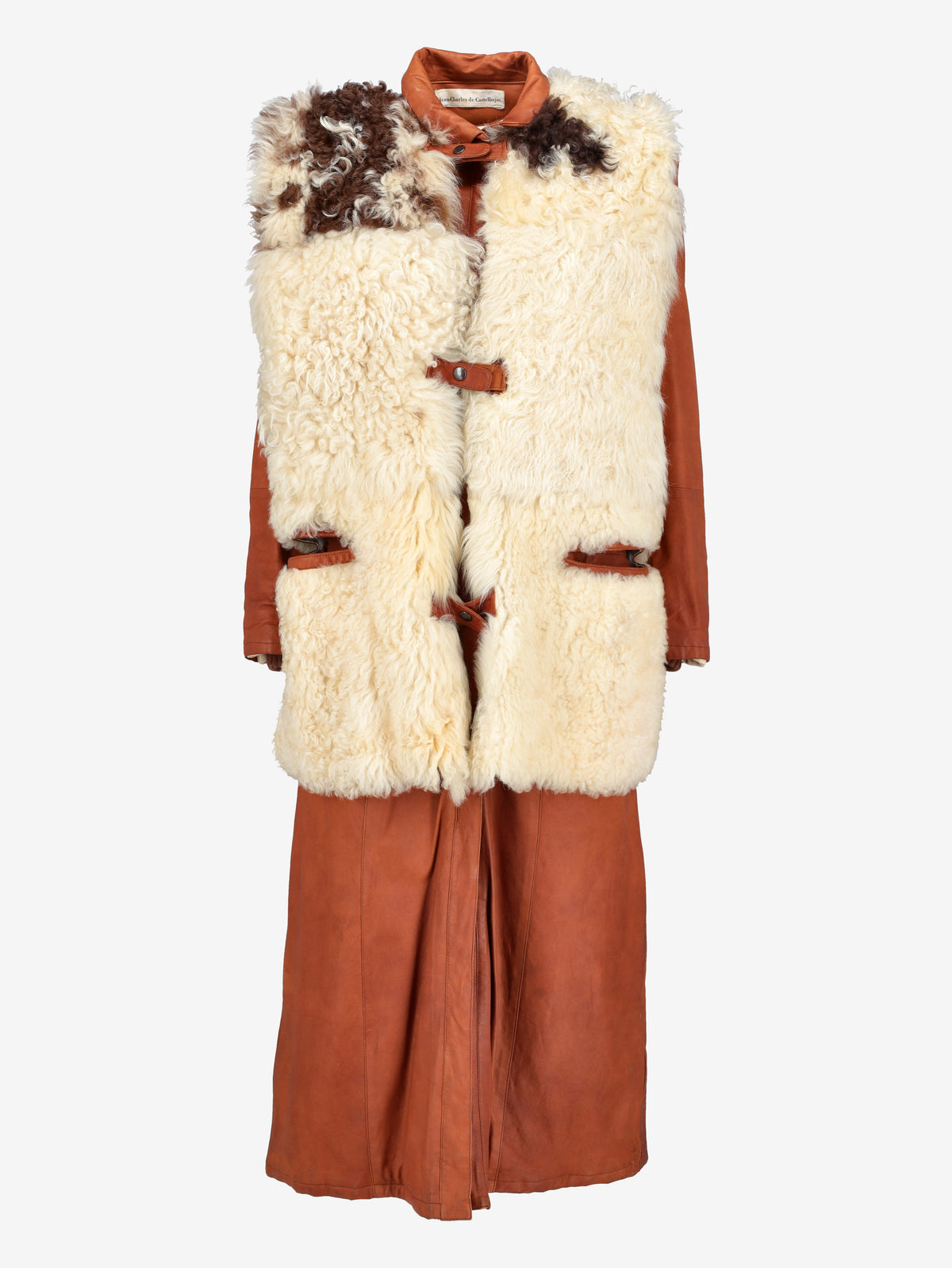 Vintage Leather Coat & Shearling Layered Jacket W27526.210  Vintage 