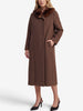 Vintage Double-Breasted Coat with Fur-Trimmed Hood W27526.211  Vintage 