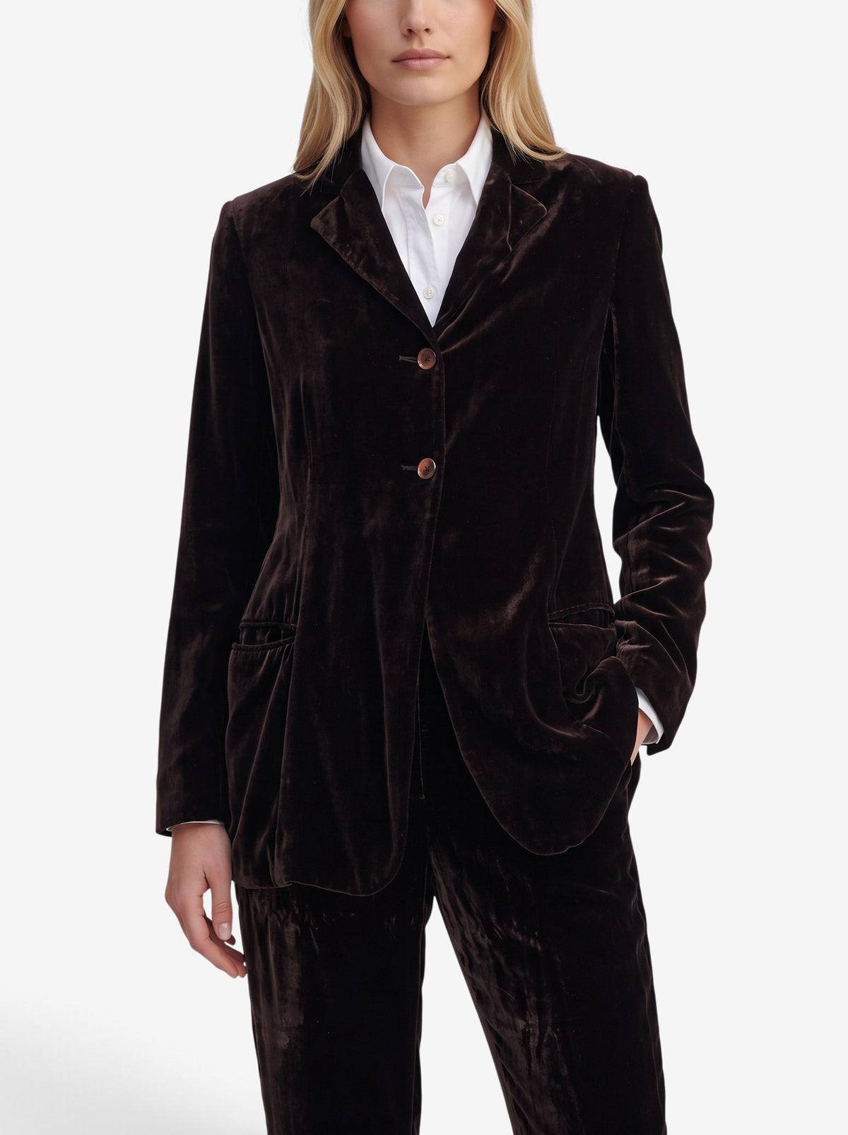 Vintage Black Velvet Suit W27526.215  Vintage 