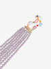 Vintage Multi-Strand Purple Beaded Necklace W290626.1  Vintage 