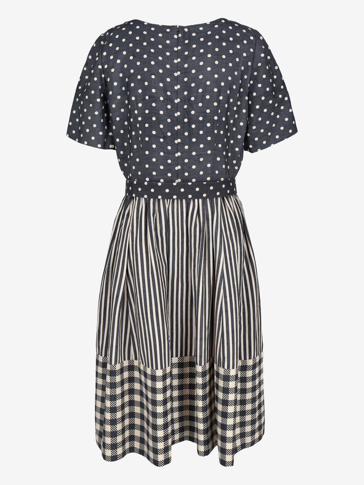 Vintage Polka Dot & Striped Dress W2926.13  Vintage 