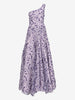 Vintage Purple Tulle & Mikado Elegant Dress W31826.1  Vintage 