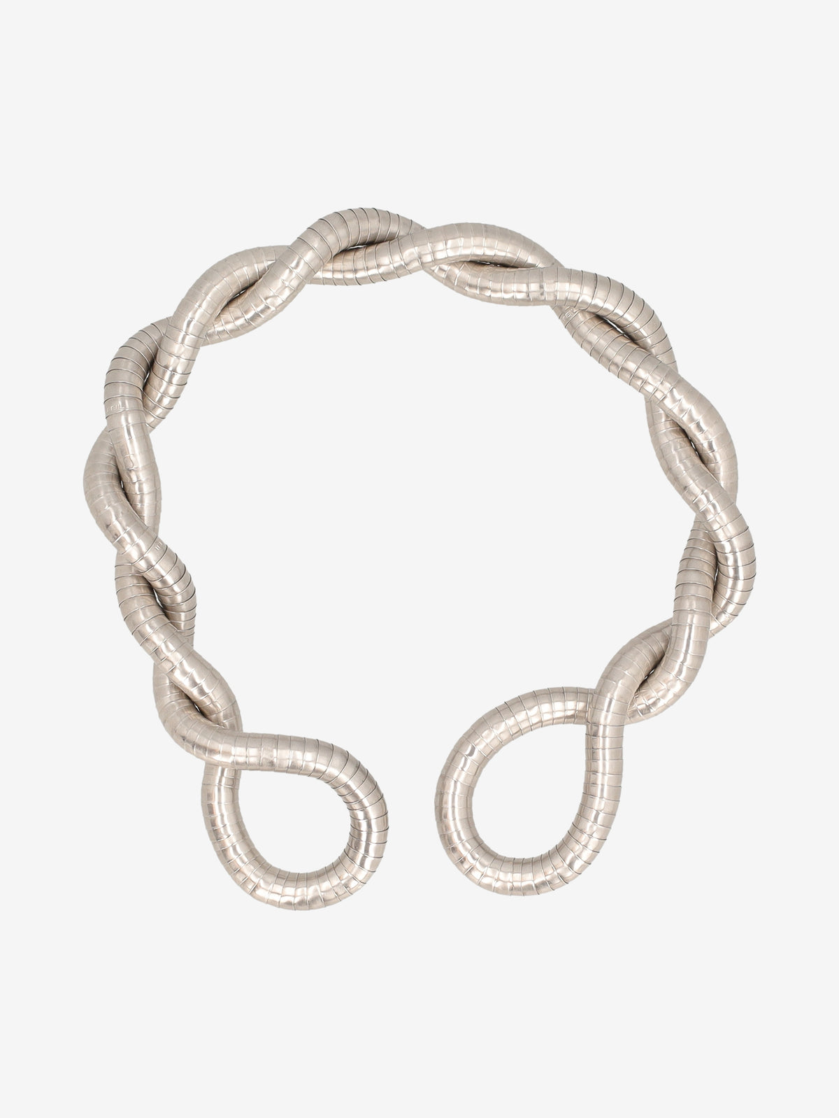 Vintage Moldable Metal Convertible Necklace W8926.2  Vintage 