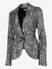 Structured Sequin Stripe Blazer with Ruby Cabochons - Archival Vivienne Westwood AR141  Vivienne Westwood 