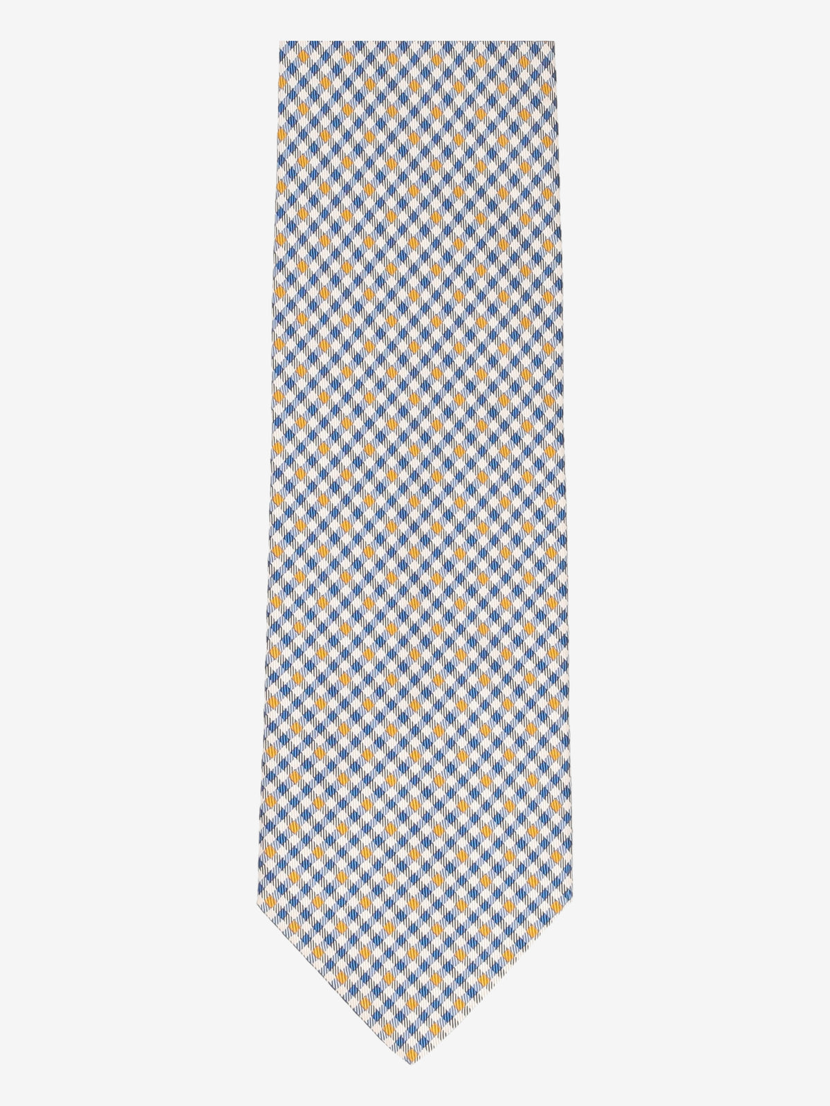 Yves Saint Laurent Geometric Diamond Silk Tie MU260921.93  Yves Saint Laurent 