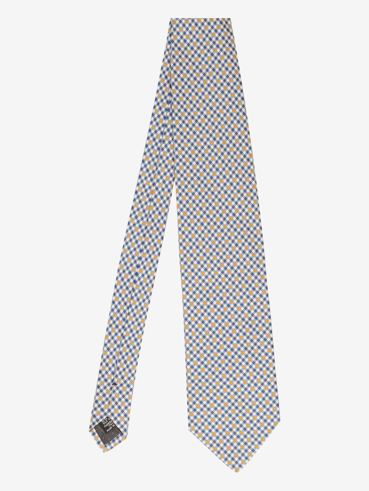 Yves Saint Laurent Geometric Diamond Silk Tie MU260921.93  Yves Saint Laurent 