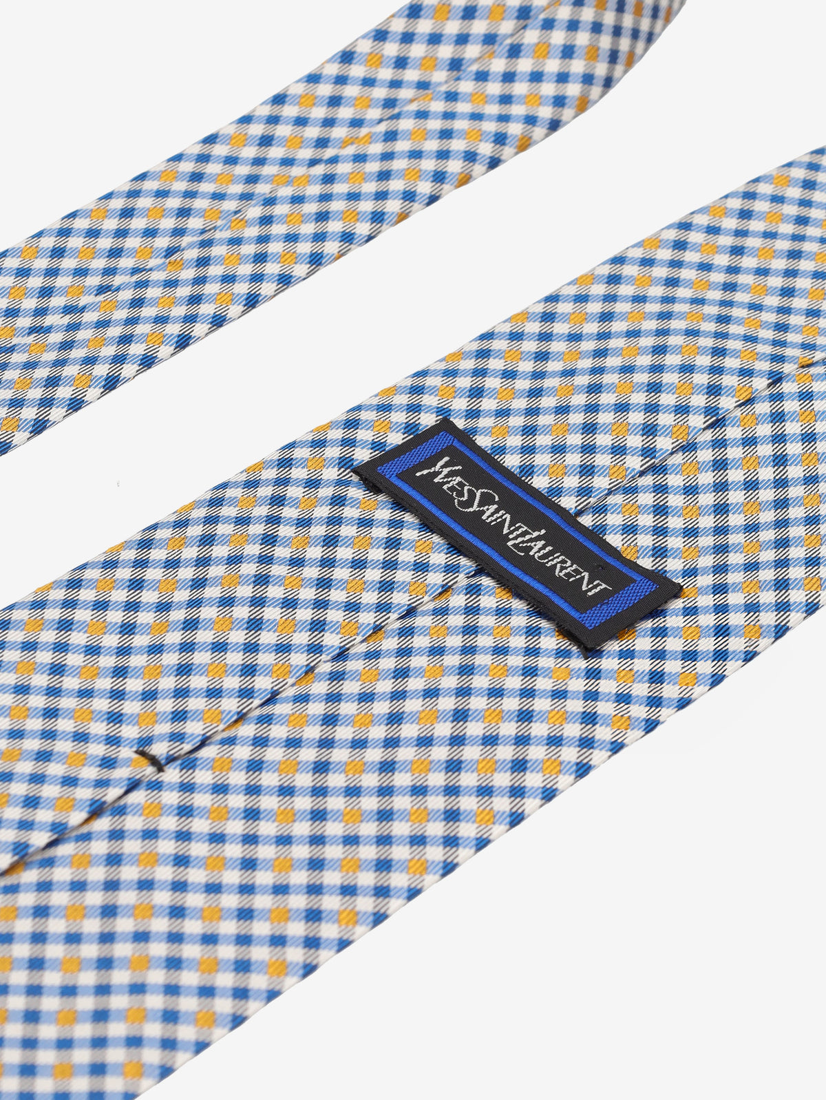 Yves Saint Laurent Geometric Diamond Silk Tie MU260921.93  Yves Saint Laurent 