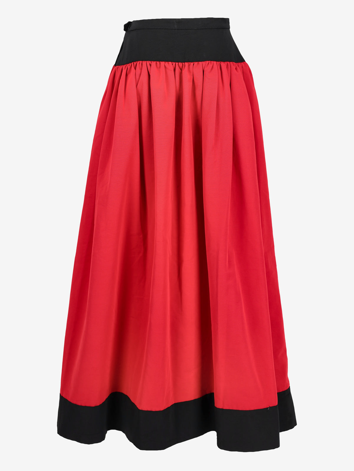 Saint Laurent Red and Black Voluminous Maxi Skirt W2926.27  Yves Saint Laurent 