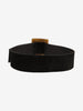 Yves Saint Laurent Suede-Effect Leather Belt with Green Buckle W2926.41  Yves Saint Laurent 
