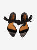 Yves Saint Laurent Rive Gauche D'Orsay Velvet & Leather Ribbon Pumps W2926.50  Yves Saint Laurent 