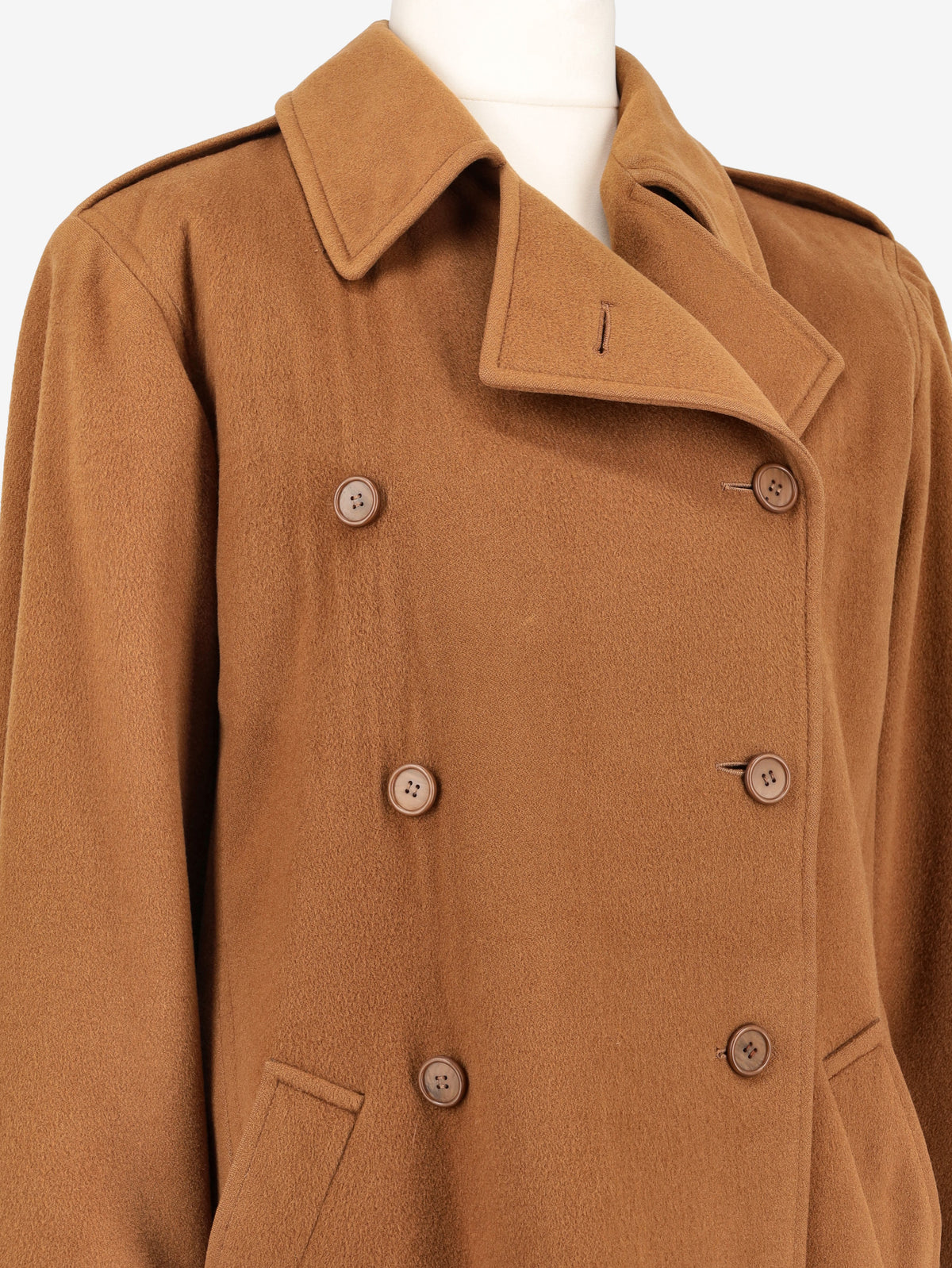 Yves Saint Laurent Wool Trench Coat WCV151124.3  Yves Saint Laurent 