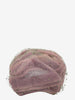 Vintage Purple Tulle Hat With Green Veil