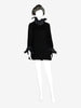 Valentino Boutique Velvet Dress With Feathers