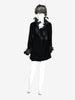 Valentino Boutique Velvet Dress With Feathers