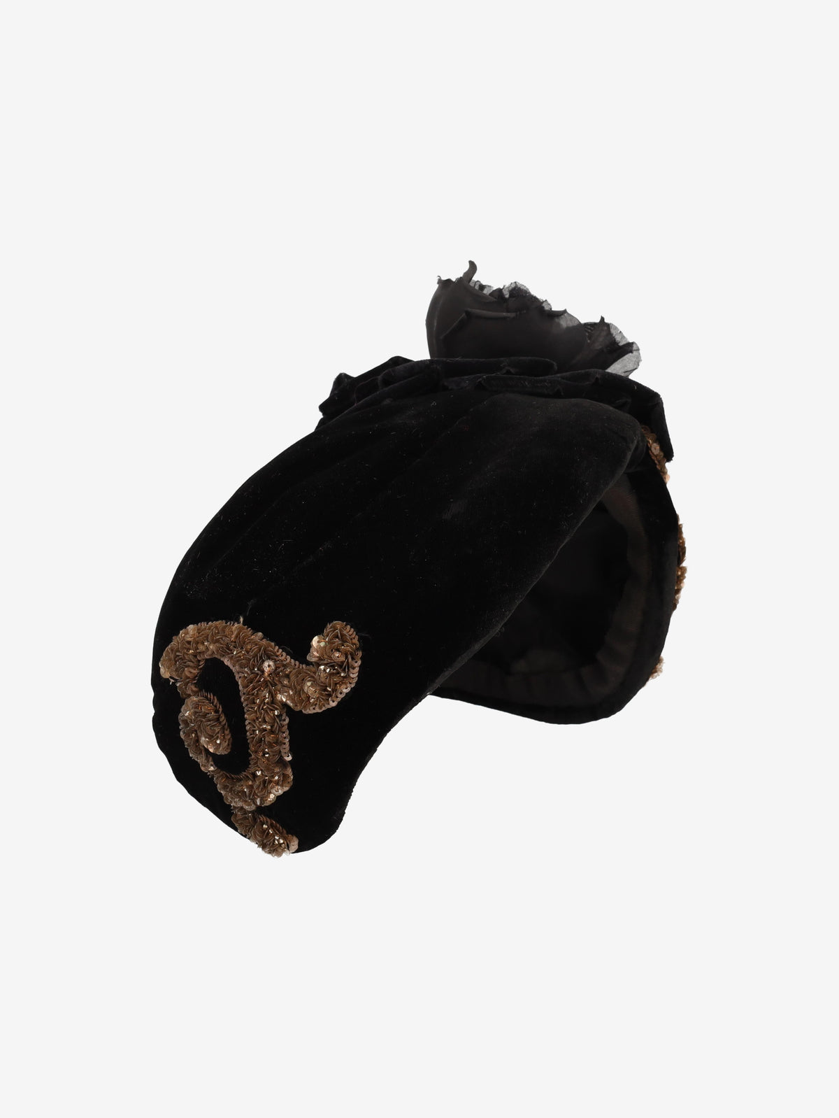 Vintage Sequin & Floral Fascinator Hat W27526.160  Vintage 