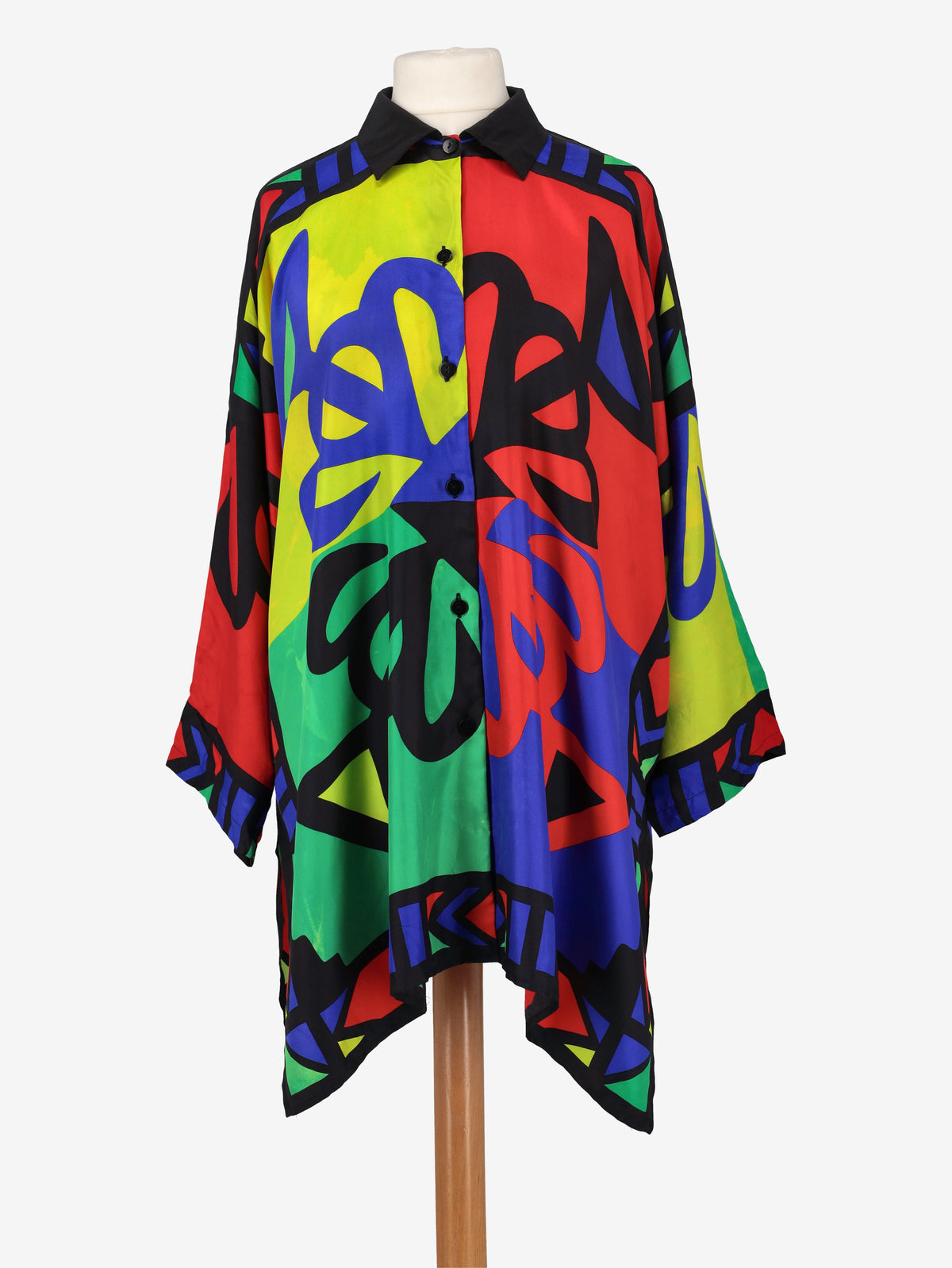 Blusa in seta fantasia Genny