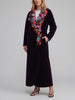 Moschino Open-Front Purple Coat with Twisted Neckline Detail W27526.172  Moschino 