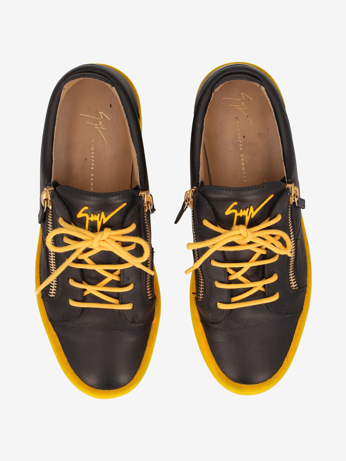 Giuseppe Zanotti Men's Blue and Yellow Shoes WCV250877.13 . Giuseppe Zanotti 