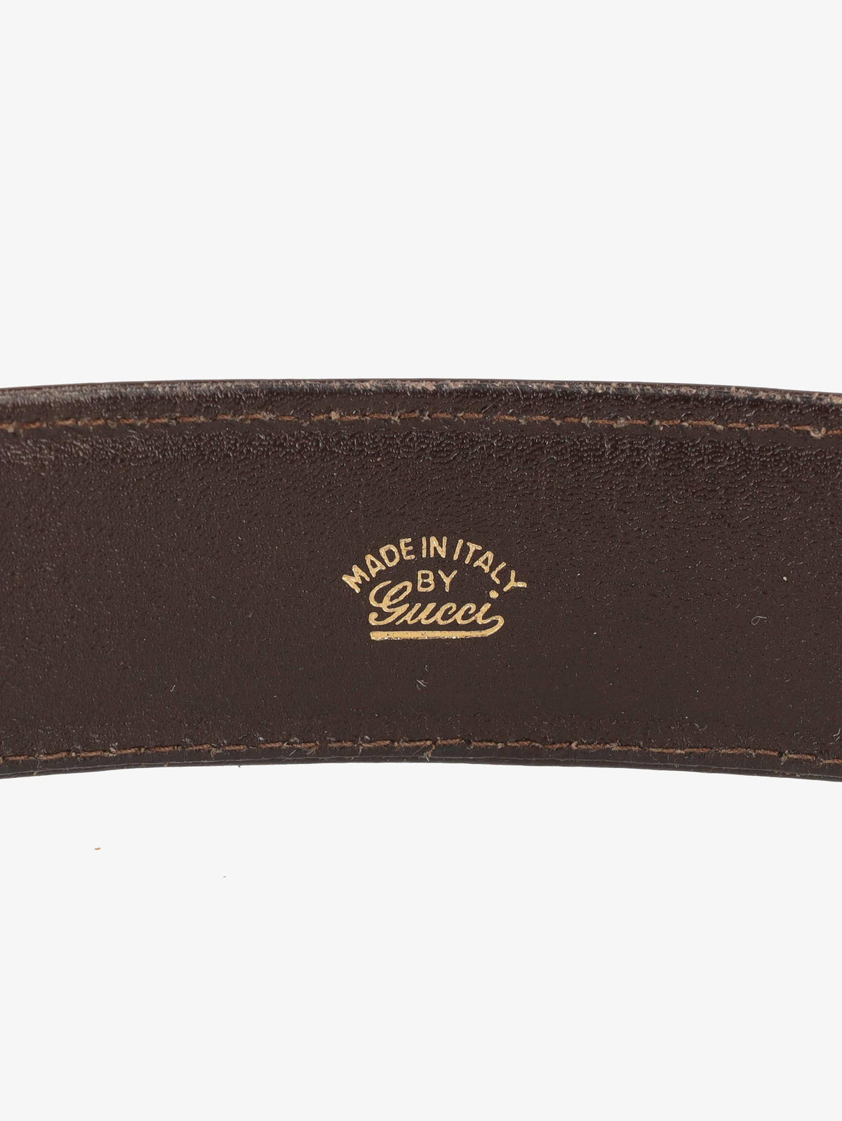 Cintura con fibbia bicolore Gucci