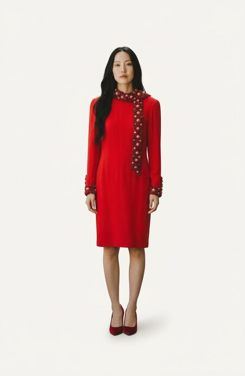 Vintage Red Little Dress W2111161  Vintage 