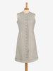 Silver Midi Buttoned Dress - 60s MRTHG.1  Harry halgo 