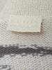 Krizia Wool mock t-shirt with hyena embroidery
