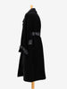 Tom Ford Black Velvet Trench Coat - 00s