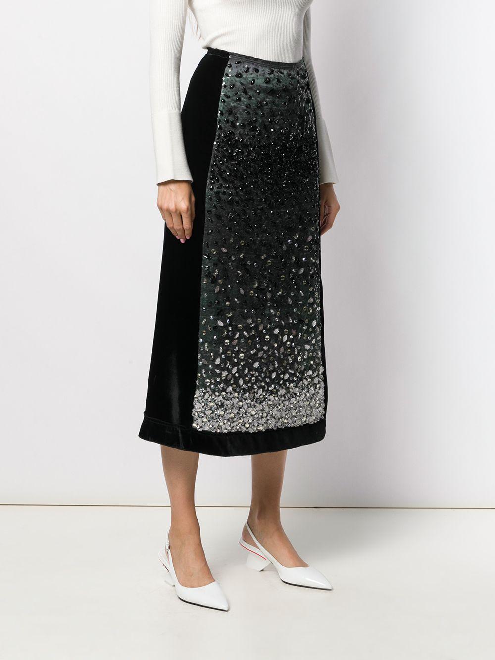 Prada Beaded Skirt CVM18.83.5  Prada 