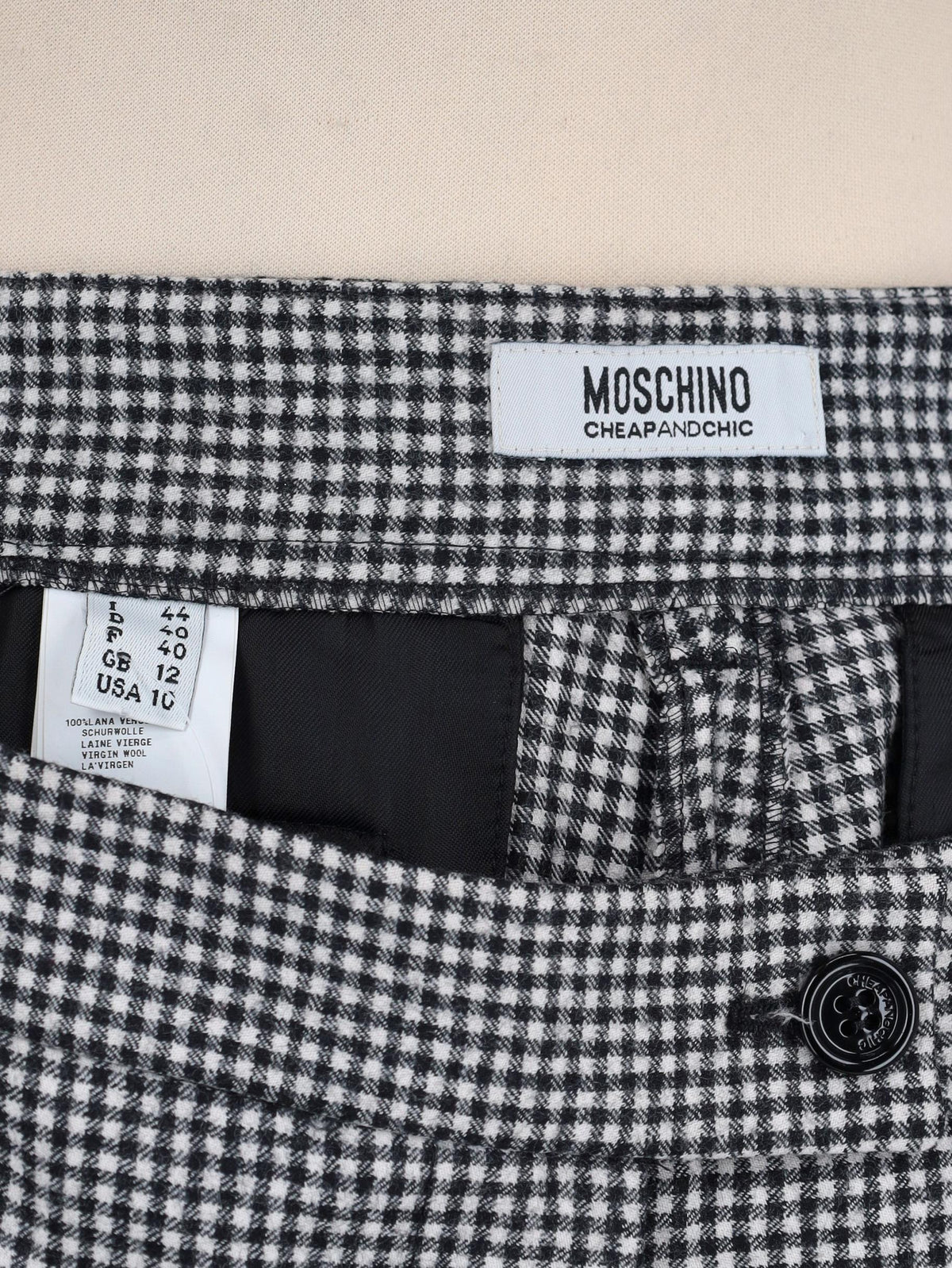 Moschino Cheap&Chic Check Trousers W080725  Moschino 