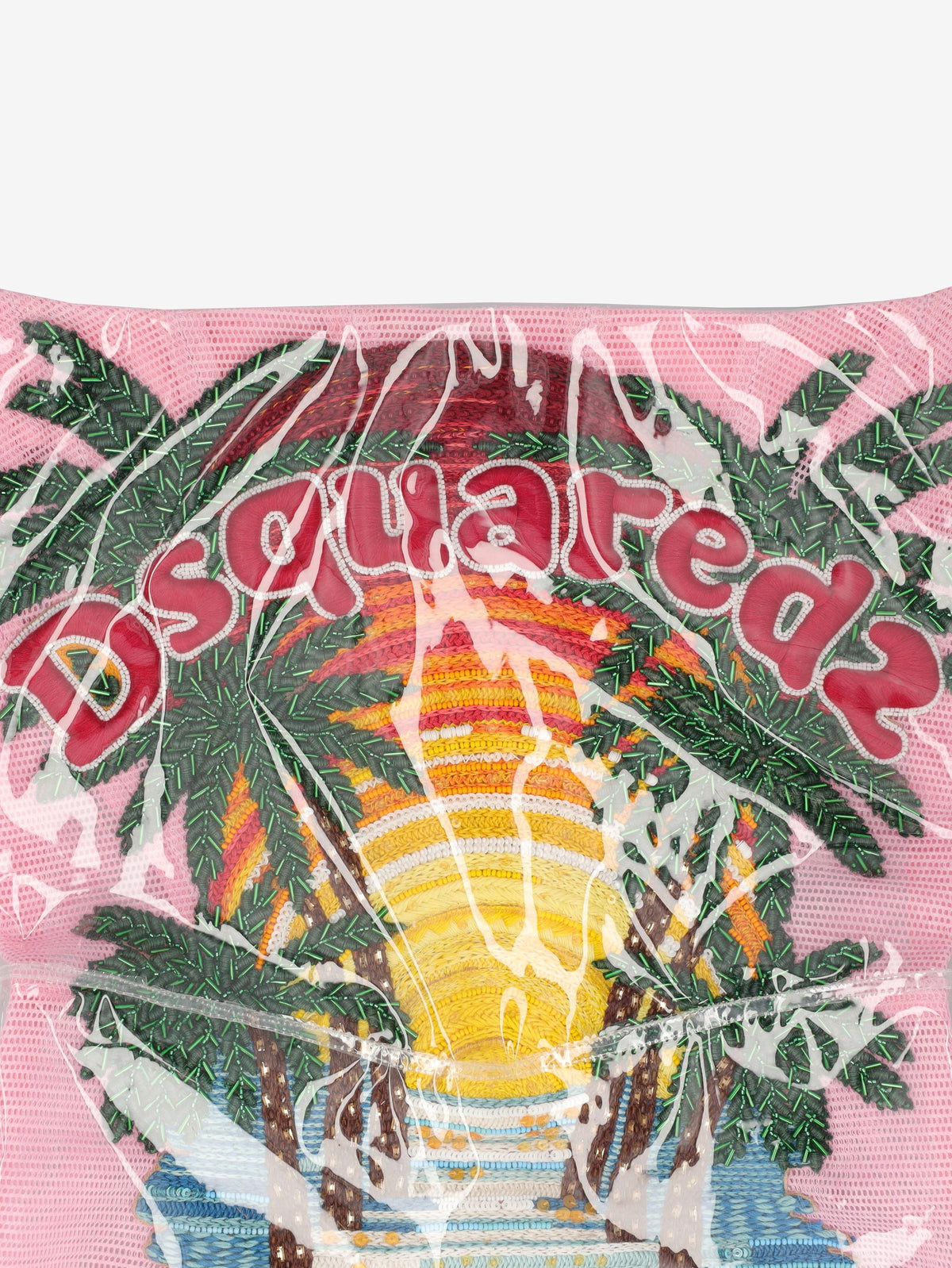 Dsquared2 Nylon Mesh Strapless Mini Dress CVM26.23.208  Dsquared² 