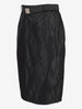 Prada Mid-Length Nylon Skirt with Logo Belt W7426.48  Prada 